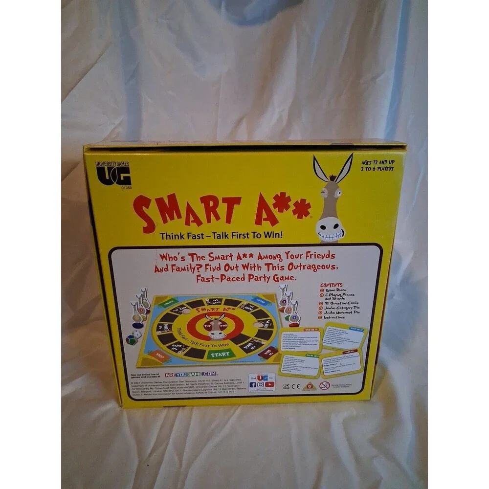 University Games 1360 Smart Ass The Ultimate Trivia Board Game